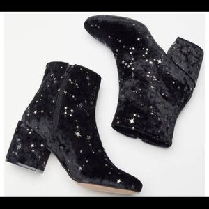 Urban Outfitters Margot Velvet Constellation Boots